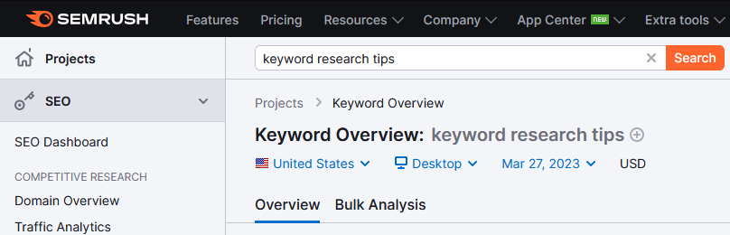 keywordsemrush