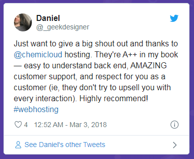 web hosting in Australia testimonial1