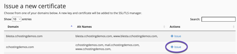 Issue a new Lets Encrypt SSL Certificate