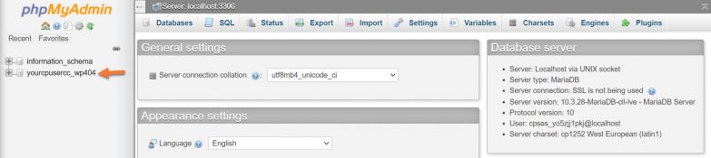 WordPress Admin Password