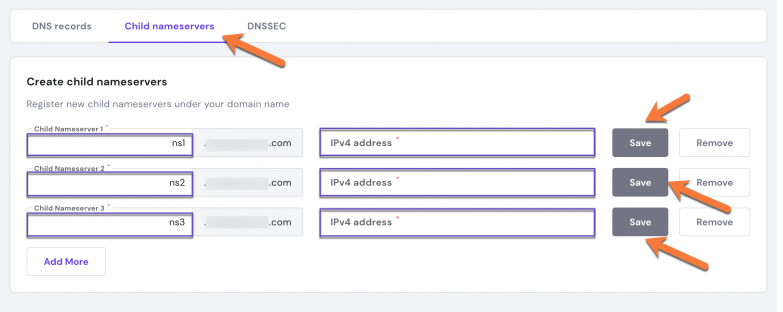 Register Private Nameservers With Hostinger